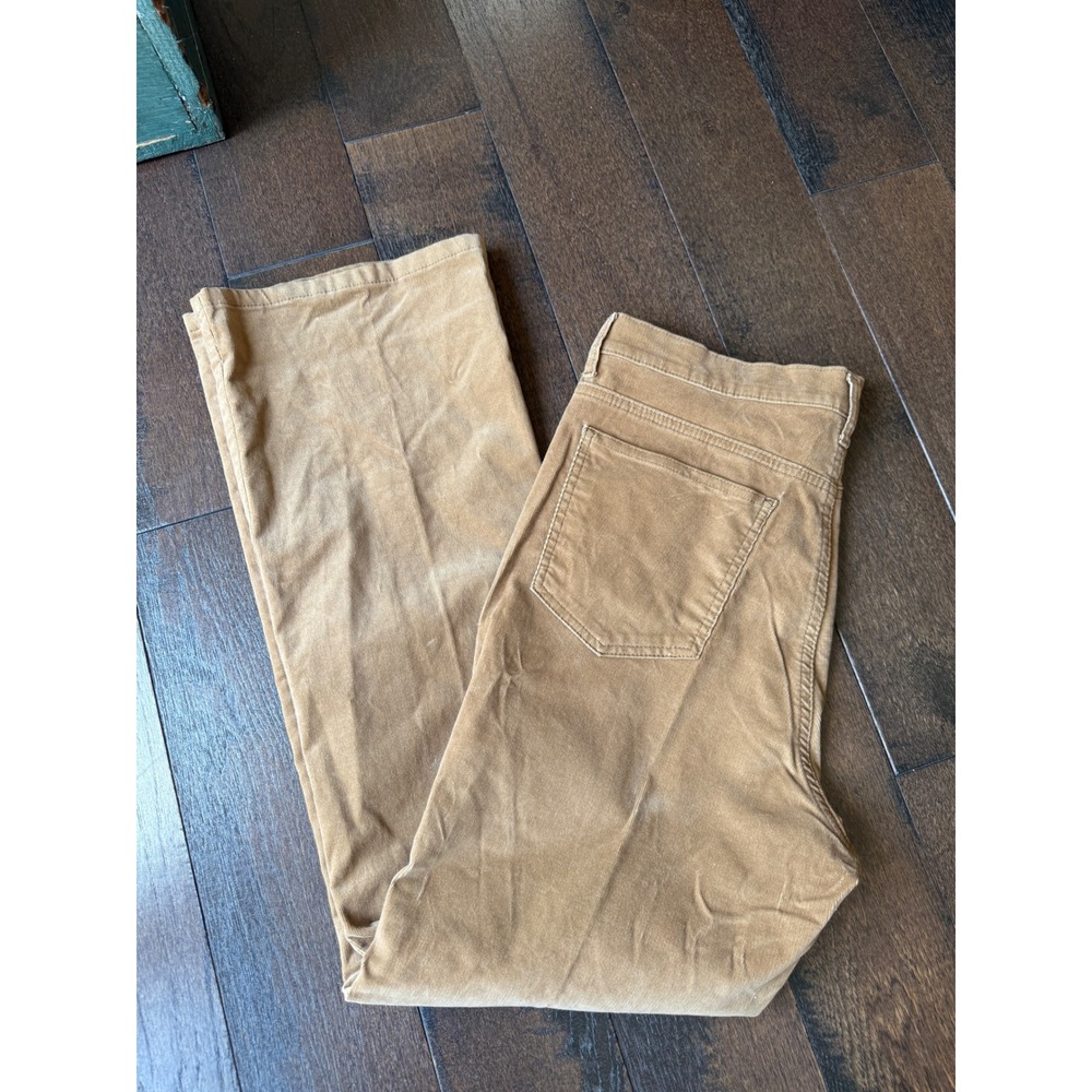 Polo Ralph Lauren Jeans Co Tan corduroy pants Womens 14 Bootcut Flare stretch